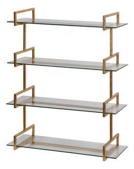 Uttermost Auley Gold Wall Shelf (85|04038)