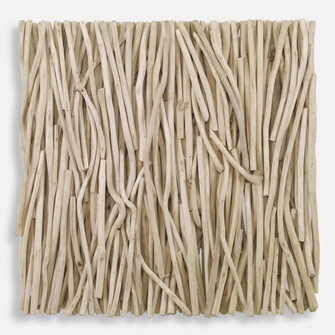 Uttermost Gathered Teak Square Bleached Wood Wall Decor (85|04352)