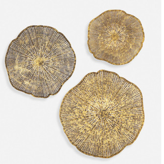 Uttermost Radiance Gold Metal Wall Decor Set/3 (85|04370)