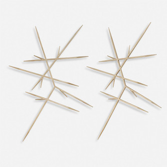 Uttermost Fireworks Silver Wall Decor, S/2 (85|04371)