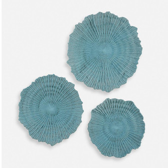 Uttermost Ocean Gems Blue Wall Decor Set/3 (85|04378)