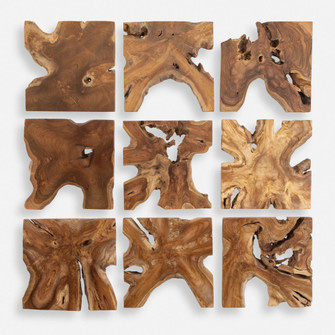 Uttermost Talia Wood Wall Decor Set/9 (85|04379)