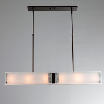 Textured Glass Linear Suspension-44 (1289|PLB0044-44-FB-IW-001-E2)