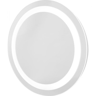 Captarent Collection 24 in. Round Illuminated Integrated LED White Modern Mirror (149|P300454-030-30)