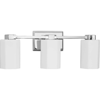 Estrada Collection Three-Light Polished Chrome Contemporary Bath & Vanity Light (149|P300478-015)