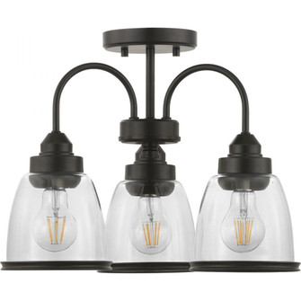Saluda Collection 18'' Three-Light Semi-Flush Convertible (149|P350109-020)