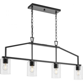 Goodwin Collection Four-Light Matte Black Modern Farmhouse Island Light (149|P400317-31M)