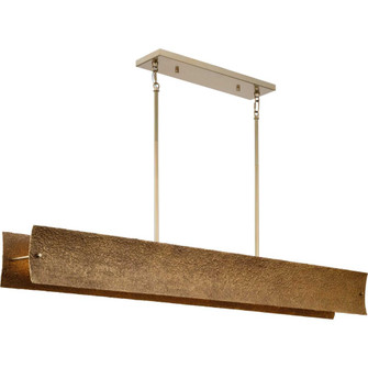 Lusail Collection Eight-Light Soft Gold Luxe Industrial Island Light (149|P400369-205)