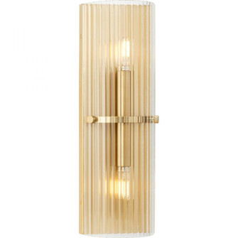 Seville Collection Two-Light Soft Gold Contemporary Wall Sconce (149|P710136-205)