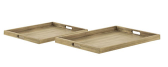 Akin Tray - Set of 2 Natural (91|S0805-7447/S2)