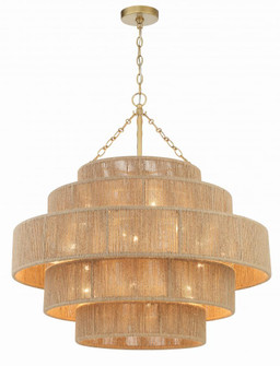 Shyla 20 Light Soft Gold Chandelier (205|SHY-10909-SG)
