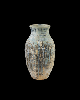 Ragusa Large Antique Blue Drip Urn (92|2200-0062)