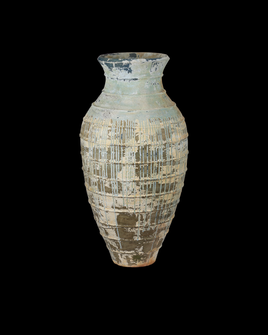Lipari Extra Large Antique Blue Drip Urn (92|2200-0061)