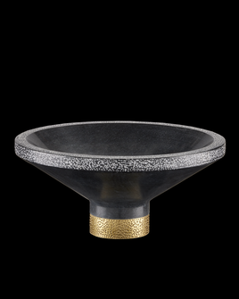 Vincent Black Marble Bowl (92|1200-0659)