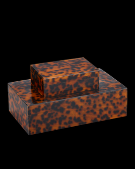 Faux Tortoise Box Set of 2 (92|1200-0737)
