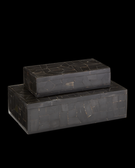 Black Bone Mosaic Box Set of 2 (92|1200-0452)
