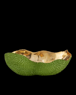Jackfruit Oval Green Bowl (92|1200-0600)